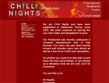 Tablet Screenshot of chillinights.com